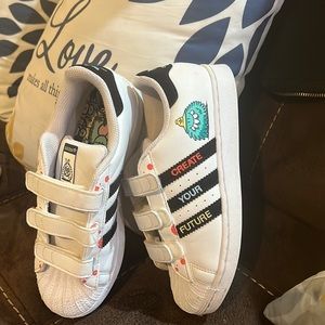 White kids adidas!worn